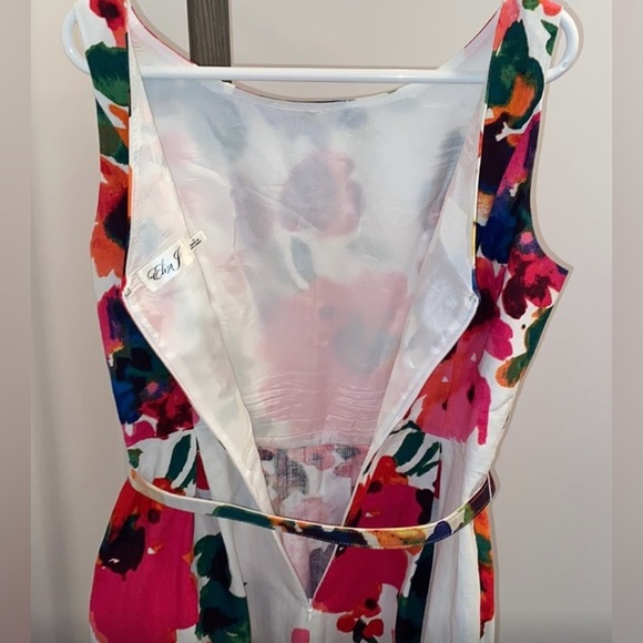 Eliza J cotton floral dress M/L - Picture 7 of 9